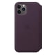 thumbnail image 1 of Funda Folio De Cuero Para Iphone 11 Pro En Color Berenjena, 1 of 6