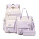 thumbnail image 1 of 1 Set Fashion Bookbags Versatile Backpack Back to School Bag Shoulder Bag Handbag Pencil Case Set for Girls Primary Students, 1 of 3