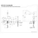thumbnail image 5 of Grifo de cocina Kingston Brass KS1235ALBS 20 cm bronce aceitado, 5 of 5