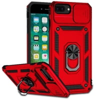 Estuche Gangxun Para Iphone 7 Plus/8 Plus, Soporte Giratorio 360°, Estilo Mecánico Y Magnético