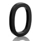 thumbnail image 1 of Número De Casa Flotante De Acero Inoxidable De 6 Pulgadas Negro, 1 of 7