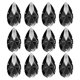 thumbnail image 1 of Uxcell K9 Cristales Colgantes Cuentas en Forma de Lágrima, Paquete de 12 Prismas de Candelabro de 28mm Partes de Cuentas Colgantes para Lámpara DIY para Decoración de Artes y Manualidades, Negro, 1 of 7