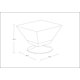 thumbnail image 3 of Ottoman Manhattan Comfort Diamond giratorio 360° de piel sintética roja, 3 of 6