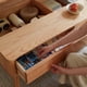 thumbnail image 3 of Elevating Center Table Low Table 100% Solid Oak Wood Top Plate Desk Coffee Table Width 100 x Depth 60 x Height 45 cm Study Desk Work From Home Easy To Assemble Natural Color Wood With Storage Shelf, 3 of 3
