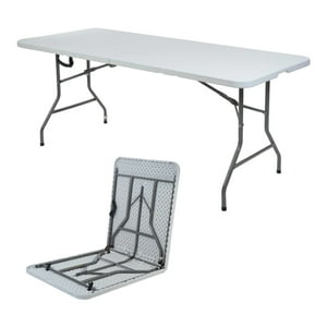 Topdeco - Mesa Plegable 1.80 Mts Blanco