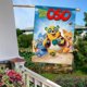 thumbnail image 5 of Oso Agente Especial-bandera de jardín temática. Regalo perfecto para fans, amigos y familiares, ideal para actividades al aire libre y decoración de fiestas.28CM*45CM, 5 of 5