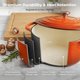 thumbnail image 5 of Olla Holandesa Zulay Kitchen 5 L Esmaltada Naranja, 5 of 9