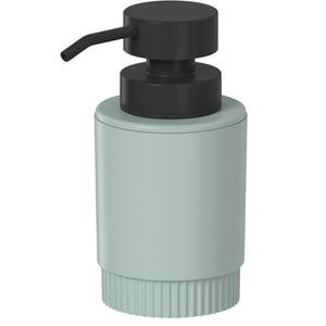 Ou - Jabonera Con Dosificador Dorica Verde Salvia C/Negro