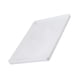 thumbnail image 1 of Bandeja de servicio de melamina que sirve vajilla taza de vidrio conjunto blanco g 29x21cm, 1 of 3