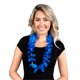 thumbnail image 1 of Collar con forma de flor hawaiana satinada azul parpadeante Lei, 1 of 4
