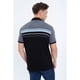 thumbnail image 4 of Polera Piqué Líneas Bicolor Hombre Algodón Primavera verano 0186, 4 of 4