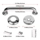 thumbnail image 5 of Barra De Apoyo Para Ducha Acero Inoxidable 30 Cm Paquete De 2, 5 of 6