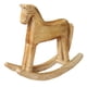 thumbnail image 5 of Caballito Balancín De Madera Decoración De Animales Decoración De Escritorio Artesanía De Talla De Madera, 5 of 5
