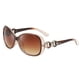 thumbnail image 1 of Gafas de sol retro de gran tamaño para mujer, con protección ancha, de diseñador, ovaladas y elegantes., 1 of 8
