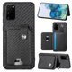 thumbnail image 4 of Funda Billetera Tejida para Samsung Galaxy S20 Plus con Soporte y Tarjetero Negro, 4 of 4