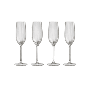 Royal Leerdam - Set 4 Copas Flauta Plisse 210 Ml