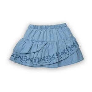 Falda Niña Celeste Pillin