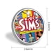 thumbnail image 2 of Los Sim-Theme Round Button Badge: Premium Metal Construction, Ideal for High-End Events 2.8 cm, 2 of 6