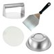 thumbnail image 1 of Kit Prensa Hamburguesas Acero Inoxidable 4 Piezas, 1 of 2