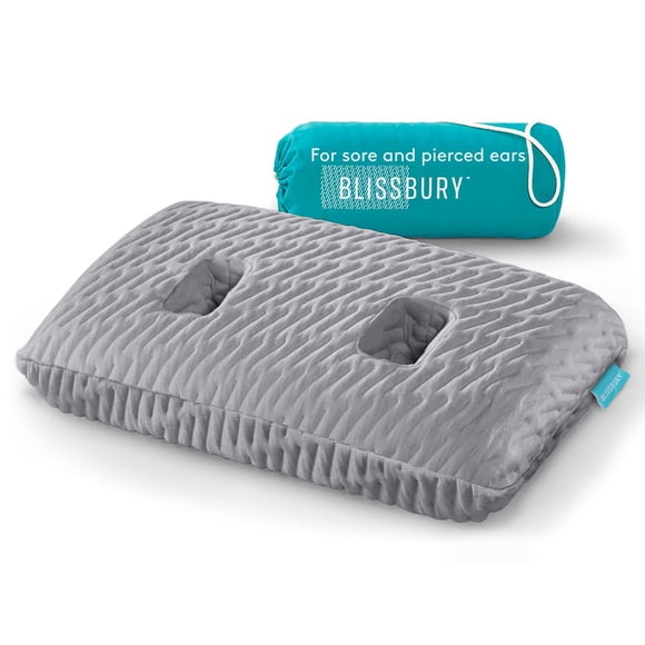 Almohada para orejas BLISSBURY con orificio para dormir y recuperarse