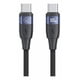 thumbnail image 1 of Cable Carga Rápida Usb-c A C Antinudos 100w 1,2m Usams Sj632 Negro, 1 of 8