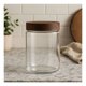 thumbnail image 2 of Set 3 Frascos Vidrio Con Tapa De Madera De 750ml Allegra, 2 of 3