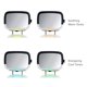 thumbnail image 3 of Espejo de coche para bebé Munchkin Night Light Pivot 360 negro, 3 of 8
