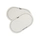 thumbnail image 1 of 2x Parches De Parche De Tambor A Prueba De Impactos Para Piezas De Bombo Protector De Parche Blanco 15,7 Cm X 9 Cm, 1 of 5