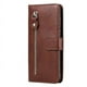 thumbnail image 1 of Funda con Cremallera para Xiaomi Redmi 9A, Carcasa Cartera de Cuero PU con Soporte y Tarjetero, 1 of 6