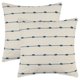 thumbnail image 1 of FUNDAS DE COJÍN BOHO A RAYAS REGALWOVEN 2 PACK CUADRADO MODERNO ESTILO GRANJA NEUTRAL FUNDA DE ALMOHADA AZUL 20 x 20 PULGADAS, 1 of 7