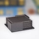 thumbnail image 5 of XmhyTop Juego de 6 Posavasos Rectángulo de Piel Suave con Costura Decorativa, Ideal para Tazas, Mesas de Madera y Decoración Hogar, 4 Pulgadas, Marrón, 5 of 5