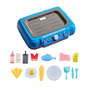 Magideal - Juego De Cocina Para Niños, Freidora De Juguete Para Niños Pequeños, Juego De Rol De Cocina, Freidora De Comida, Juguete Para Niños Para Juegos, Resta Azul