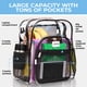 thumbnail image 3 of Mochila SHYLERO Clear X-Large 32L con cierre TSA - Negra, 3 of 9