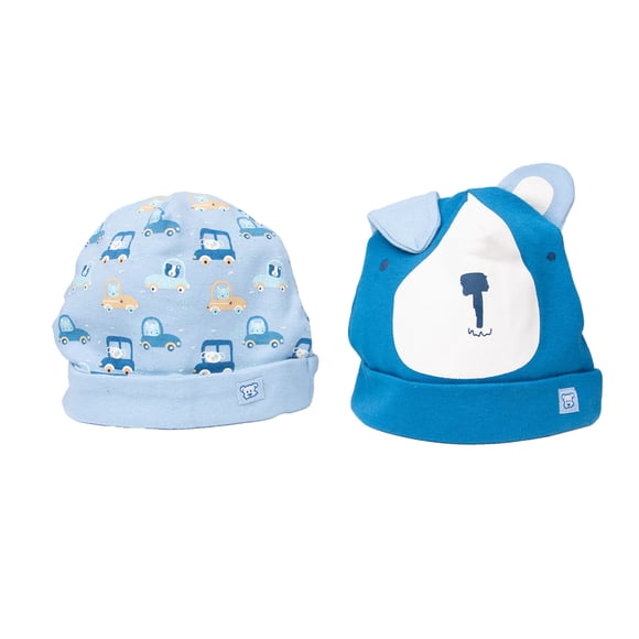 Pack 2 Gorro Recién Nacido Niño Perrito Surtido