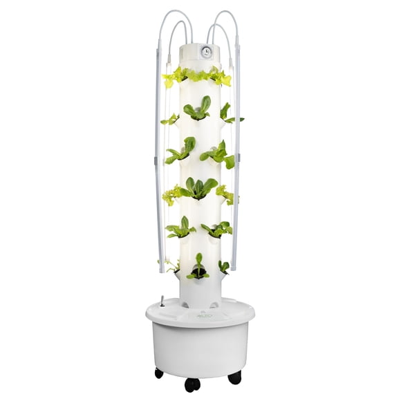 Maceta ALTO GARDEN GX Torre hidropónica con luces LED