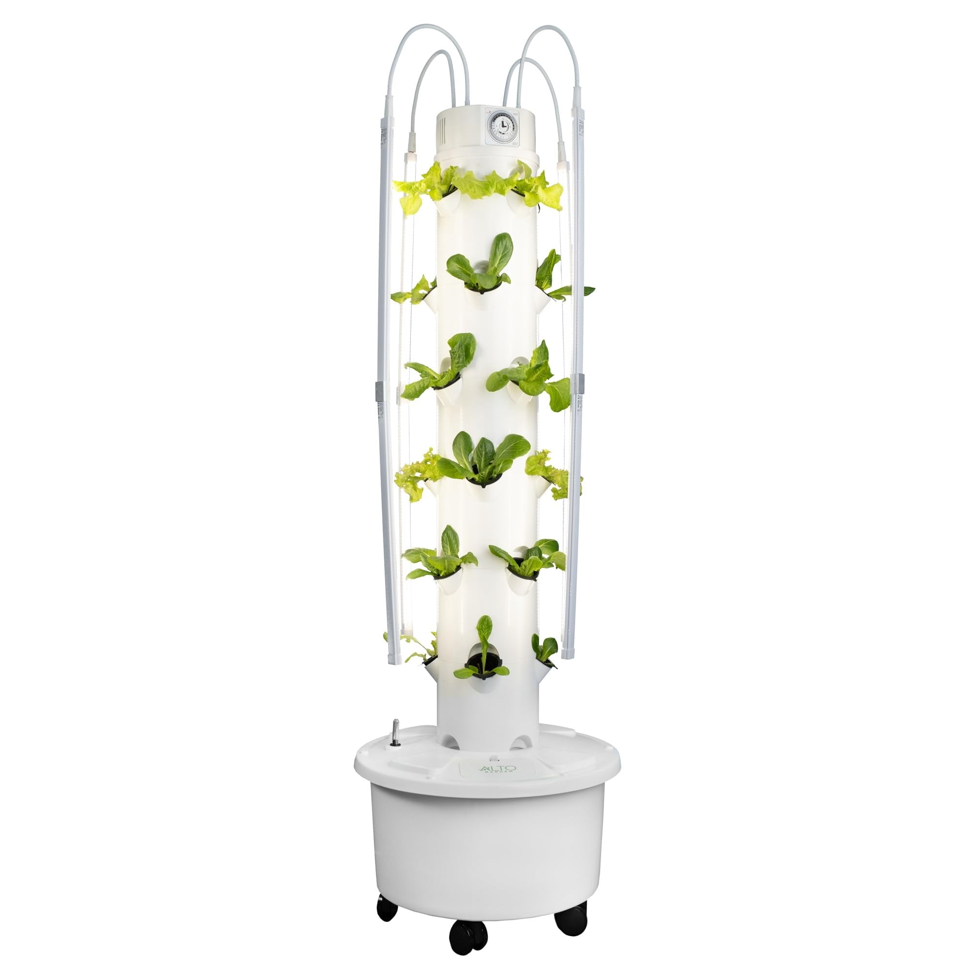 Maceta Alto Garden Gx Torre Hidropónica Con Luces Led