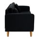 thumbnail image 5 of Sofa New Retro 3C Felpa 04 Negro, 5 of 6