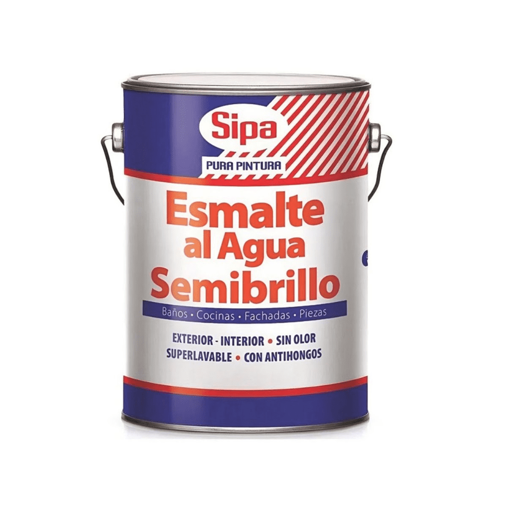 Sipa - Esmalte Al Agua Semibrillo Blanco Gl