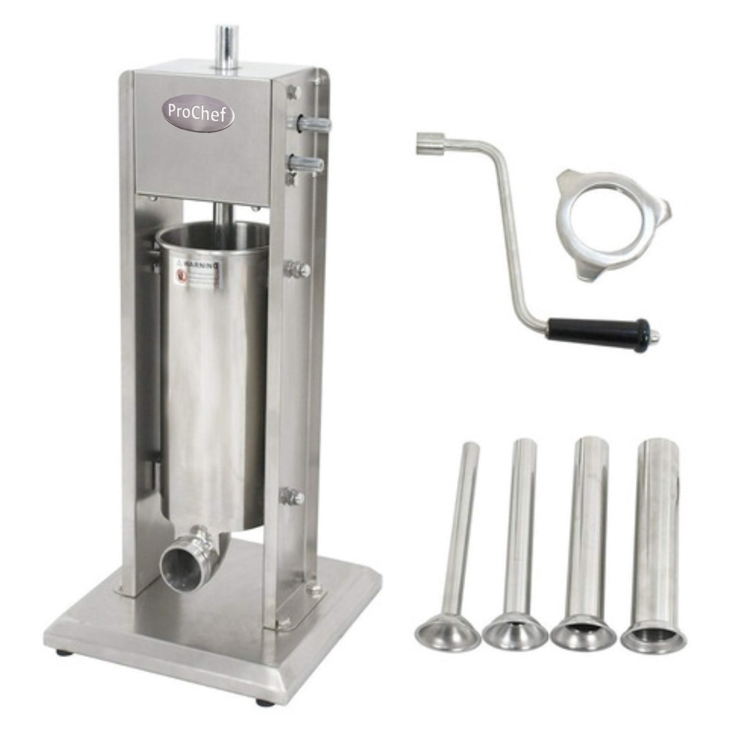 Prochef - Embutidora Manual Vertical 5 Litros Acero Inox.