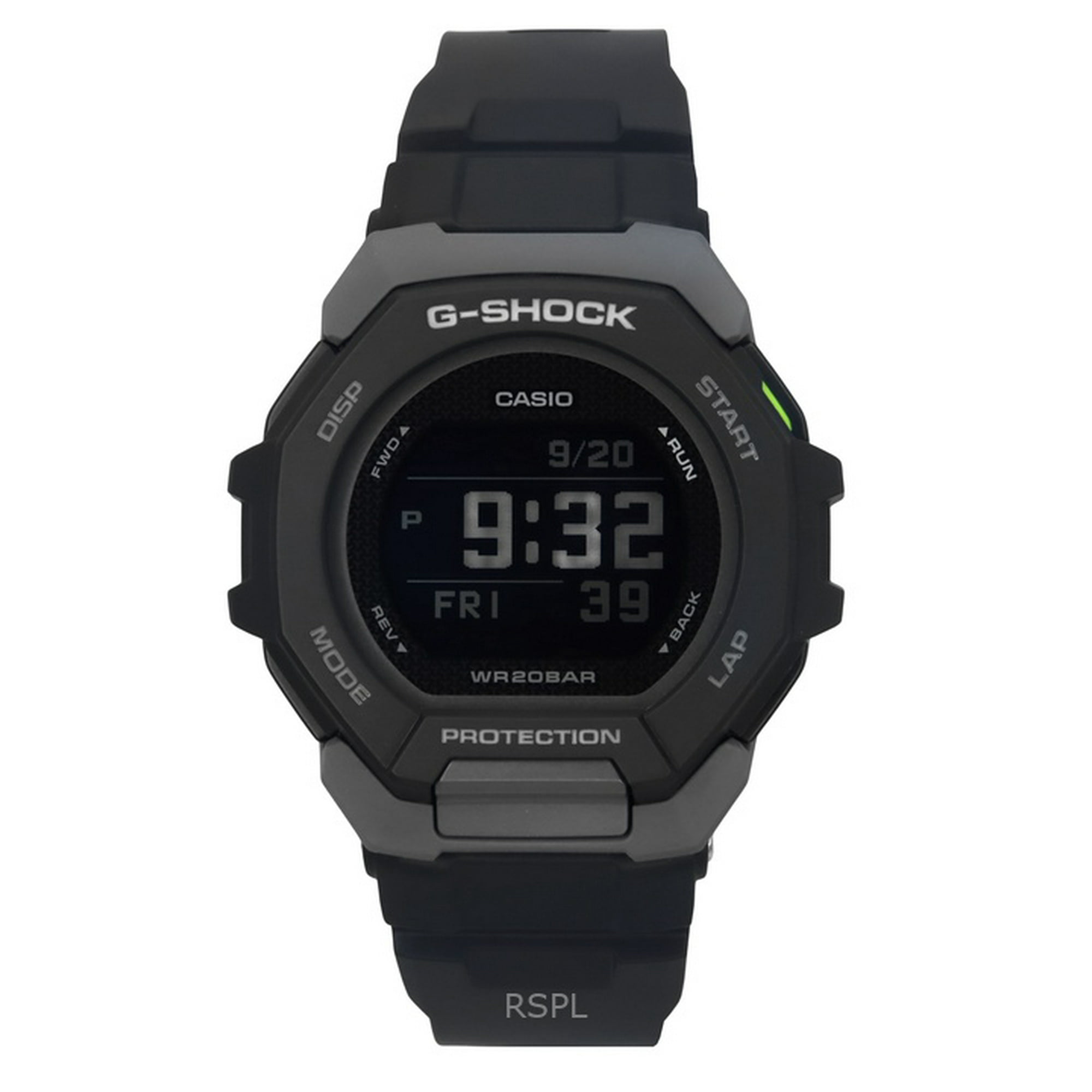 Reloj Casio G-shock G-squad Digital Smartphone Link Bio-based Resin Quartz Gbd-300-1 200m Men's Watch