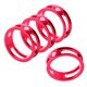 thumbnail image 1 of 4 piezas bici bicicleta auricular espaciador 28.6mm delantera tenedor arandela del vástago rojo, 1 of 5