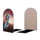 thumbnail image 2 of Capitán Planeta Sujetalibros decorativos temáticos, tope para estantería con base antideslizante, uso dual para hogar y oficina - 2 piezas, 2 of 6
