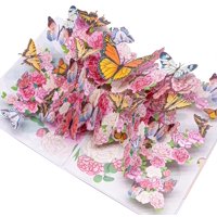Tarjeta De Felicitación Con Forma De Mariposa Sharonlily, Diseño Desplegable En 3D