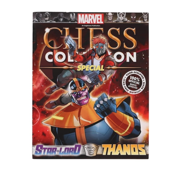 Colección de ajedrez Eaglemoss Marvel Superhero con revista
