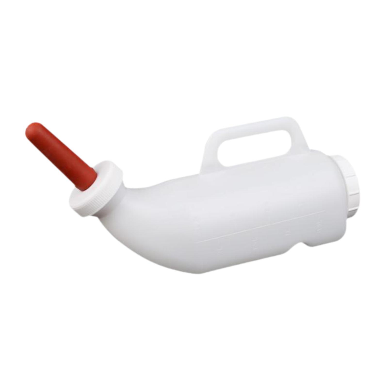 Magideal - Biberón De Lactancia Para Corderos De 2,5 L, Herramienta Ergonómica Portátil De Mano, Para Leche De Oveja Y Ternero, Para Alimentar Ovejas Y Animales