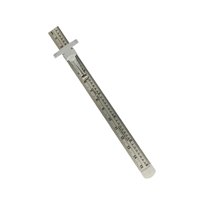 Magideal - Regla De Portátil, De Guías Métricas De Material Acero Inoxidable, Movimiento De Artesanía De Medición Para Acolchar, Modista, Artesanía De Tela