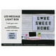 thumbnail image 2 of Pizarra Luminosa LED USB Living Habitacion Eventos 30x22x5cm, 2 of 3