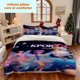 thumbnail image 1 of Three-Piece Kpop Space Fairy Cosmic Stage Printed Duvet Cover Set Fresh and Minimalist, 1 of 1