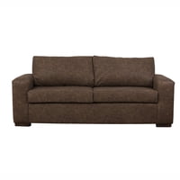 Muebles América - Sofá Infinity 3 Cuerpos Cuero Auris Café