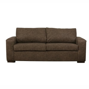 Muebles América - Sofá Infinity 3 Cuerpos Cuero Auris Café